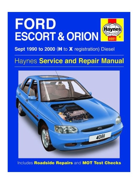 FORD ESCORT & ORION DIESEL 1990-2000 - OWNERS WORKSHOP MANUAL