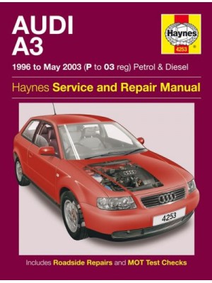 AUDI A3 PETROL & DIESEL 1996-05/2003 - OWNERS WORKSHOP MANUAL