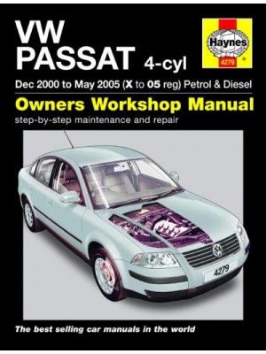 VW PASSAT PETROL & DIESEL 2000-05 - OWNERS WORKSHOP MANUAL