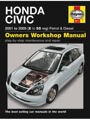 HONDA CIVIC PETROL & DIESEL 2001-05 - OWNERS WORKSHOP MANUAL