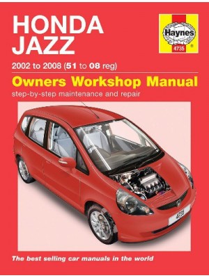 HONDA JAZZ 2002-08 - OWNERS WORKSHOP MANUAL