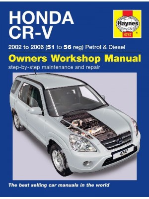 HONDA CR-V PETROL & DIESEL 2002-06 - OWNERS WORKSHOP MANUAL