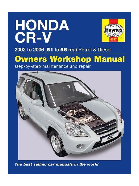 HONDA CR-V PETROL & DIESEL 2002-06 - OWNERS WORKSHOP MANUAL