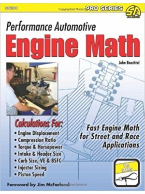 PERFORMANCE AUTOMOTIVE ENGINE MATH - Livre de John Baechtel