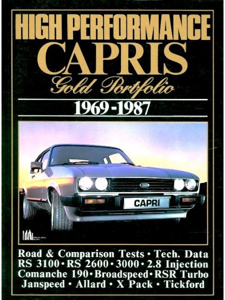 FORD CAPRIS HIGH PERFORMANCE 1969-87 - GOLD PORTFOLIO