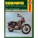 TRIUMPH 650 & 750 2VALVE UNIT TWINS 1963-83 - SERVICE & REPAIR MANUAL