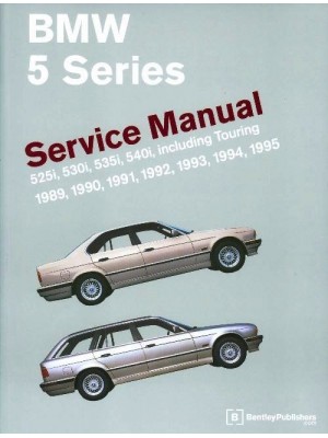 BMW 5 SERIES SERVICE MANUAL 1989-1995 - E34 WM