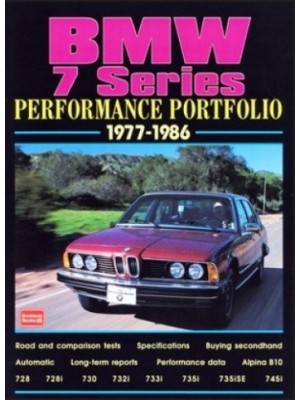 BMW 7 SERIES PERFORMANCE PORTFOLIO 1977-1986