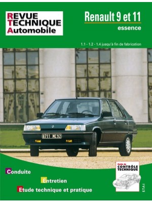 RTA423 RENAULT 9 ET 11 ESSENCE (1100, 1200, 1400) (1982-89)