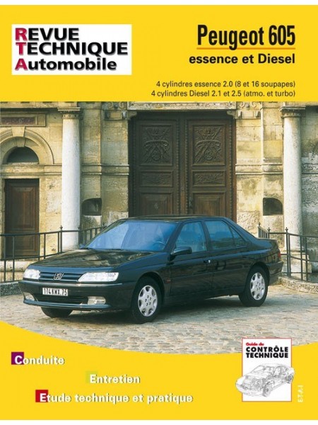 RTA704 PEUGEOT 605 4 CYL ESSENCE ET DIESEL 2.1,2.5 DE 1990/96