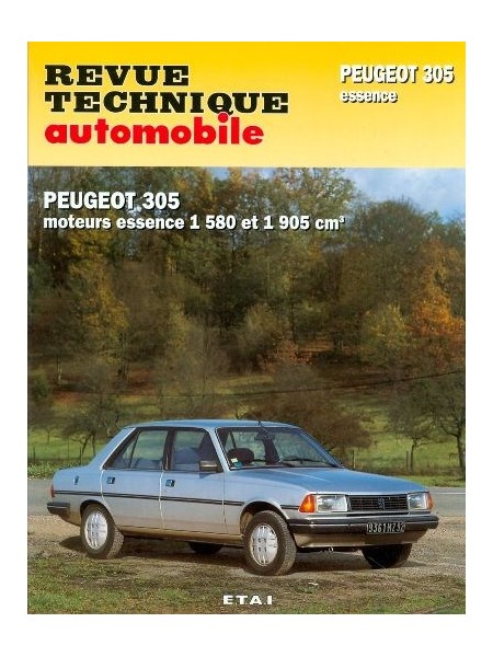 RTA441 PEUGEOT 305 GR, SR (1986-1989) GT, GTX, AUTO (1983-89)