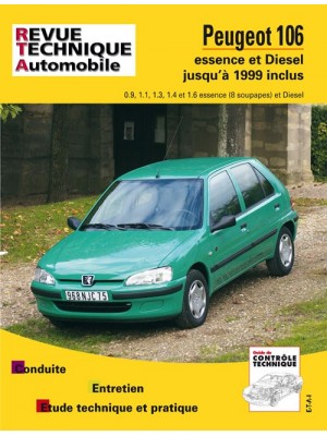 RTA539 PEUGEOT 106 ESS ET DIESEL JUSQU'AU MODELE 1999 INCLUS