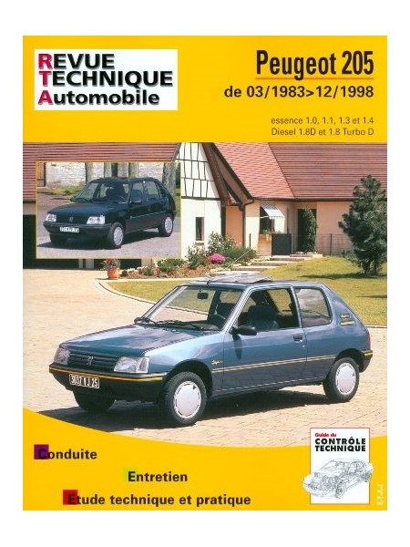 RTA112 PEUGEOT 205 ESSENCE ET DIESEL