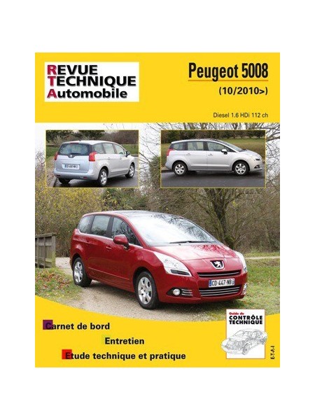 RTAB770 PEUGEOT 5008 DV6C 1.6 HDI 112CH 8V depuis 10/2010