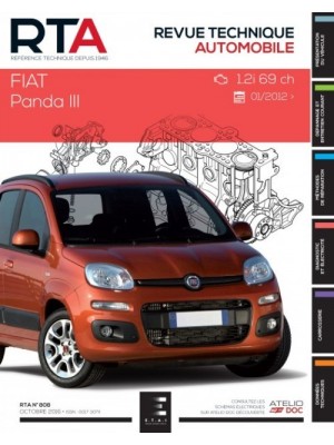 RTA808 FIAT PANDA III 1.2 i (69ch) depuis 01/2012