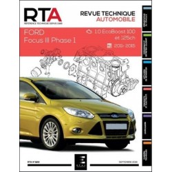 RTA829 FORD FOCUS III Ph. 1 1.0 EcoBoost 100&125ch 2011-2015