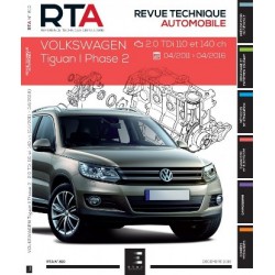 RTA810 VW TIGUAN I PHASE 2 2.0TDI 110 ET 140 CH 04/2011-04/2016