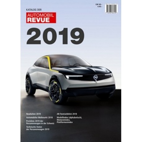REVUE AUTOMOBILE SUISSE 2019 Katalog der Automobil Revue