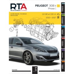 RTA833 PEUGEOT 308 II Ph.1 1.2i 110 ET 130ch 2013-2017