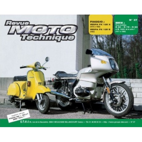 RMT37 PIAGGIO / VESPA PX 125 X-E 78-83 / BMW R60-R75-R80-R100 77-95