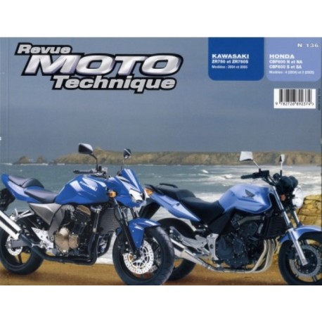 RMT136 HONDA CBF 600 N-NA-S-SA 04-05 / KAWASAKI ZR750 & S 04-05
