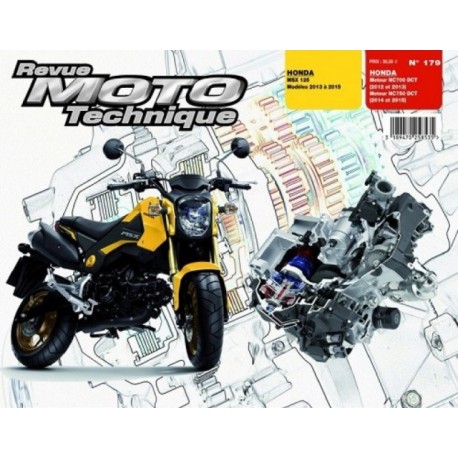 RMT179 HONDA MSX 125 (13-15) / HONDA MOTEURS NC700-750DCT (12-15)