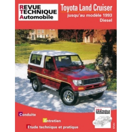 RTA493 TOYOTA LAND CRUISER LJ 70 ET 73 DIESEL 1985-93