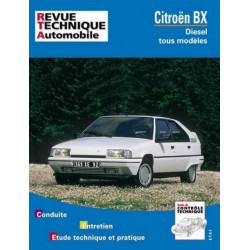 RTA445 CITROEN BX DIESEL ET TD TOUS TYPES JUSQU'A FIN DE FAB°