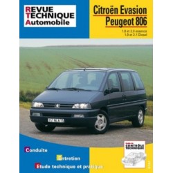 RTA576 CITROEN EVASION / PEUG. 806 ESS 1.8, 2.0, DIES. 1.9, 2.1 95/98