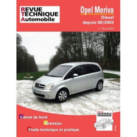 RTA681 OPEL MERIVA DEPUIS 2003