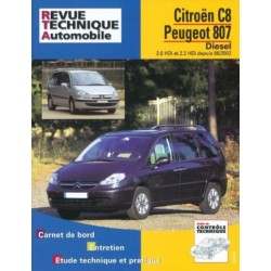 RTA669 CITROEN C8 / PEUGEOT 807 DU 06/02 2.0 ET 2.0 HDI