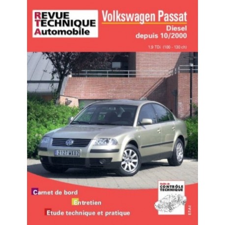 RTA665 WV PASSAT DIESEL 1.9 TDI 100-130 CH DEPUIS 10/2000