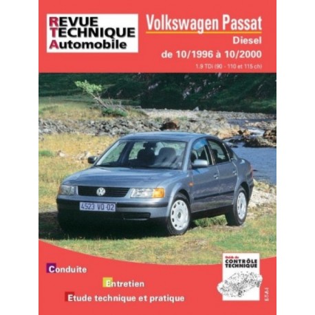 RTA625 VOLKSWAGEN PASSAT DIESEL TDI 90-110-115 CH DEPUIS 10/1996