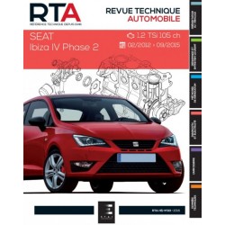 RTAHS023 SEAT IBIZA IV Ph.2 1.2TSi 105ch 02-2012 A 09-2015