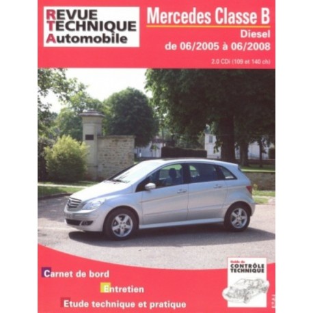 RTAB720 MERCEDES CLASSE B 2.0CDI DE 06/2005 A 06/2008