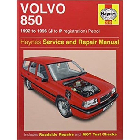 VOLVO 850 PETROL 1992-96 - OWNERS WORKSHOP MANUAL