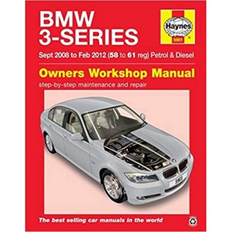 BMW 3-SERIES SEPT. 08 TO FEB.12 OWNER'S WORKSHOP MANUAL