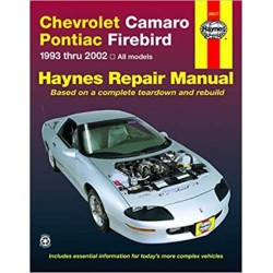 CHEVROLET CAMARO & PONTIAC FIREBIRD 1993-02 - OWNERS WORKSHOP MANUAL