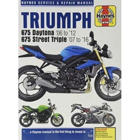 TRIUMPH 675 2006-16 - SERVICE & REPAIR MANUAL