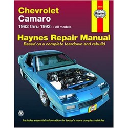 CHEVROLET CAMARO 1982-92 - OWNERS WORKSHOP MANUAL