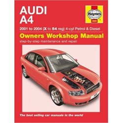 AUDI A4 2001-04 4CYL PETROL & DIESEL - OWNERS WORKSHOP MANUAL