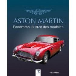 ASTON MARTIN PANORAMA ILLUSTRE DES MODELES