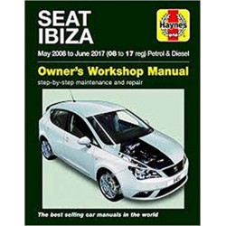 SEAT IBIZA PETROL & DIESEL 08-17 OWNER'S WORKSHOP MANUAL