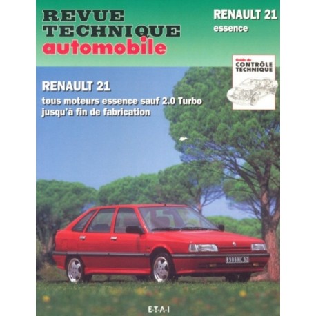 RTA710 RENAULT 21 1.7, 2.0 ESS SAUF TURBO JUSQU A FIN FAB