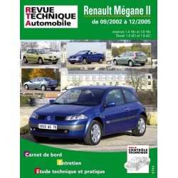 RTA121 RENAULT MEGANE 2 ESSENCE ET DIESEL DE 9/02 A 12/05