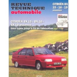 RTA702 CITROEN BX15, 16 ET 19 JUSQU A FIN FAB°