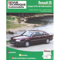 RTA730 RENAULT 25 ESSENCE ET DIESEL TOUS MODELES