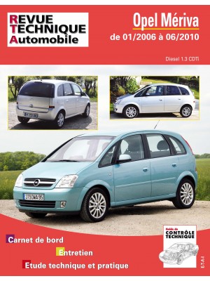 RTAB743 OPEL MERIVA 1.3 CDTI DE 01/2006 AU 06/210