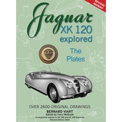 JAGUAR XK120 EXPLORED - THE PLATES - REVISED PRINT