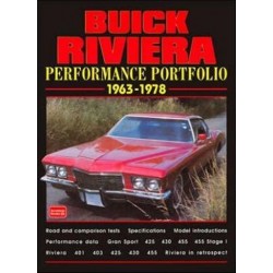 BUICK RIVIERA PERFORMANCE PORTFOLIO 1963-1978